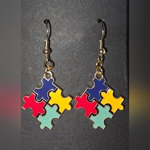 10 for $25!!!Autism awareness earrings new